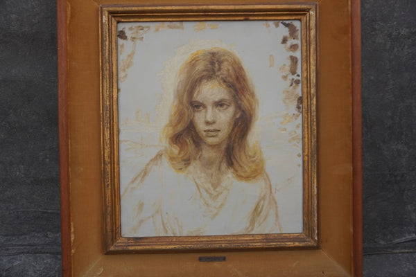 Brook c. 1963 by Joseph Wallace King, Vinciata, Oil Sketch on Board P3486