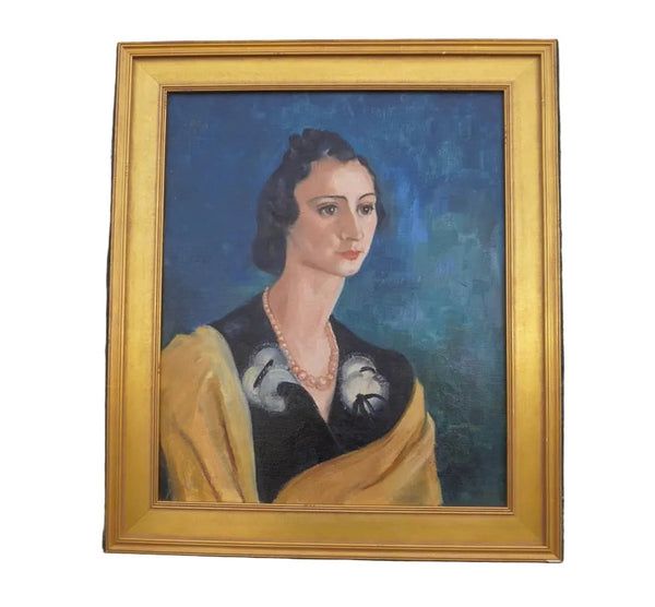 Self Portrait by Mina Pulsifer c.1942 P3487