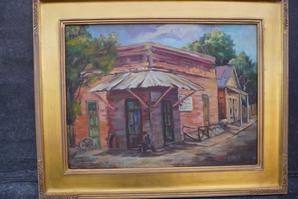 Columbia by L. Obert, Oil on Canvas P3488