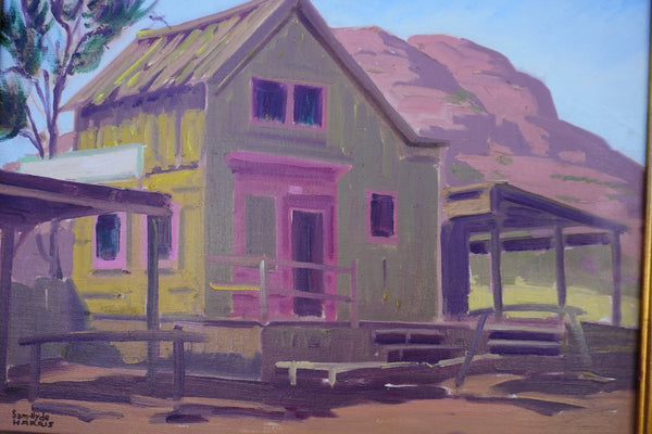 Goldwyn Movie Set by Sam Hyde Harris, Oil on Canvas P3493