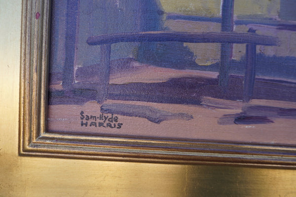 Goldwyn Movie Set by Sam Hyde Harris, Oil on Canvas P3493