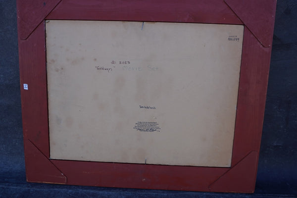 Goldwyn Movie Set by Sam Hyde Harris, Oil on Canvas P3493