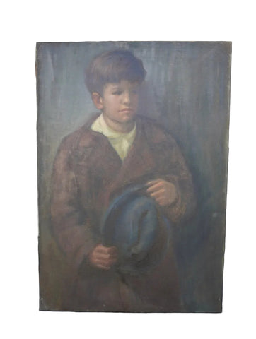The Winter Coat by Otis Williams, Oil on Canvas P3497