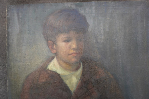 The Winter Coat by Otis Williams, Oil on Canvas P3497