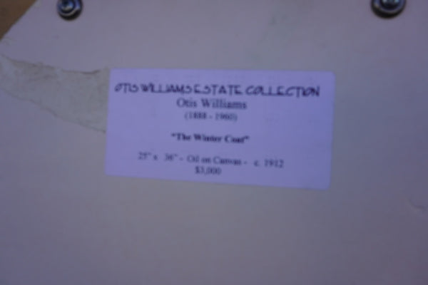 The Winter Coat by Otis Williams, Oil on Canvas P3497