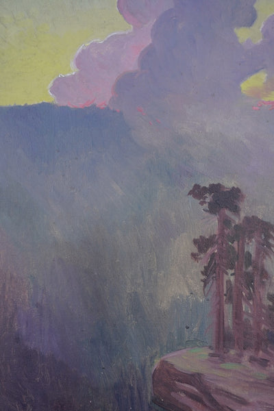 Storm Clouds of Grand Canyon by James Gulford Swinnerton, Oil on Board P3498`