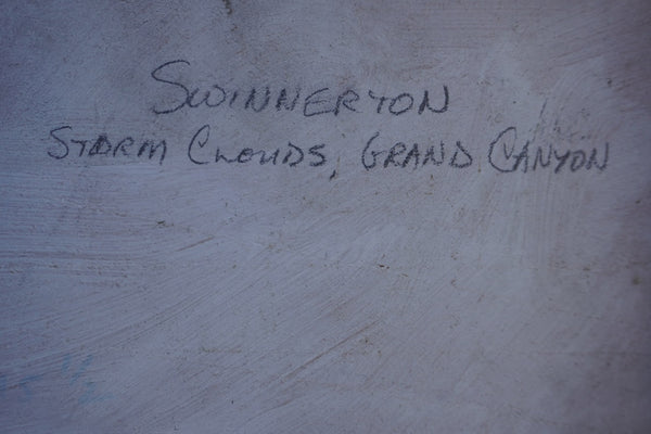 Storm Clouds of Grand Canyon by James Gulford Swinnerton, Oil on Board P3498`