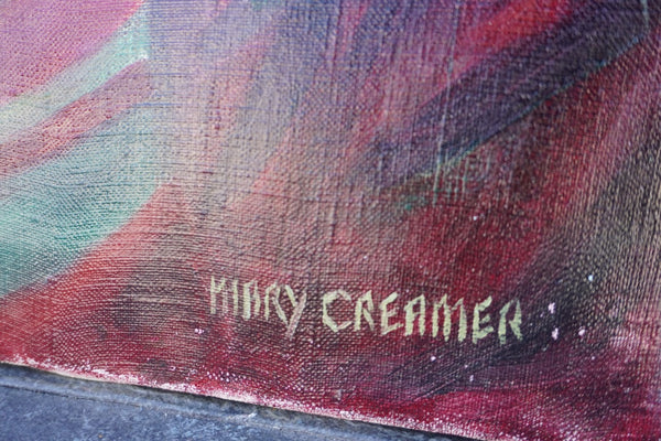 Portrait of Navajo Woman by Mary Creamer, Oil on canvas P3499