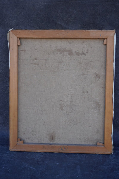 Portrait of Navajo Woman by Mary Creamer, Oil on canvas P3499