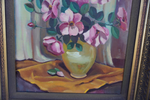 Still Life of Cherokee Roses by William Dampier