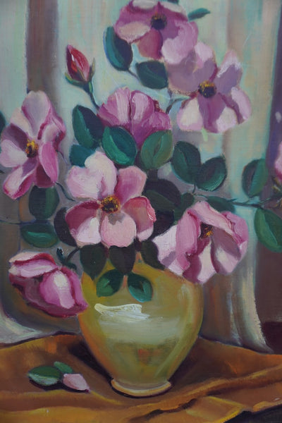 Still Life of Cherokee Roses by William Dampier
