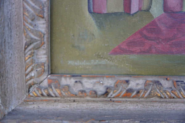 Surrealist Circus Painting, Unknown French Artist P3503