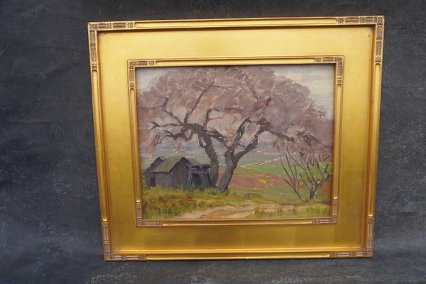 Spring Farmstead by Sam Hyde Harris, Oil on Board P3505