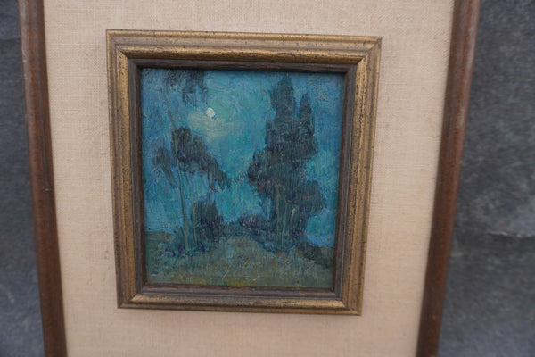 Eucalyptus Moonlight by DeWitt Parshall, Oil on Board P3508