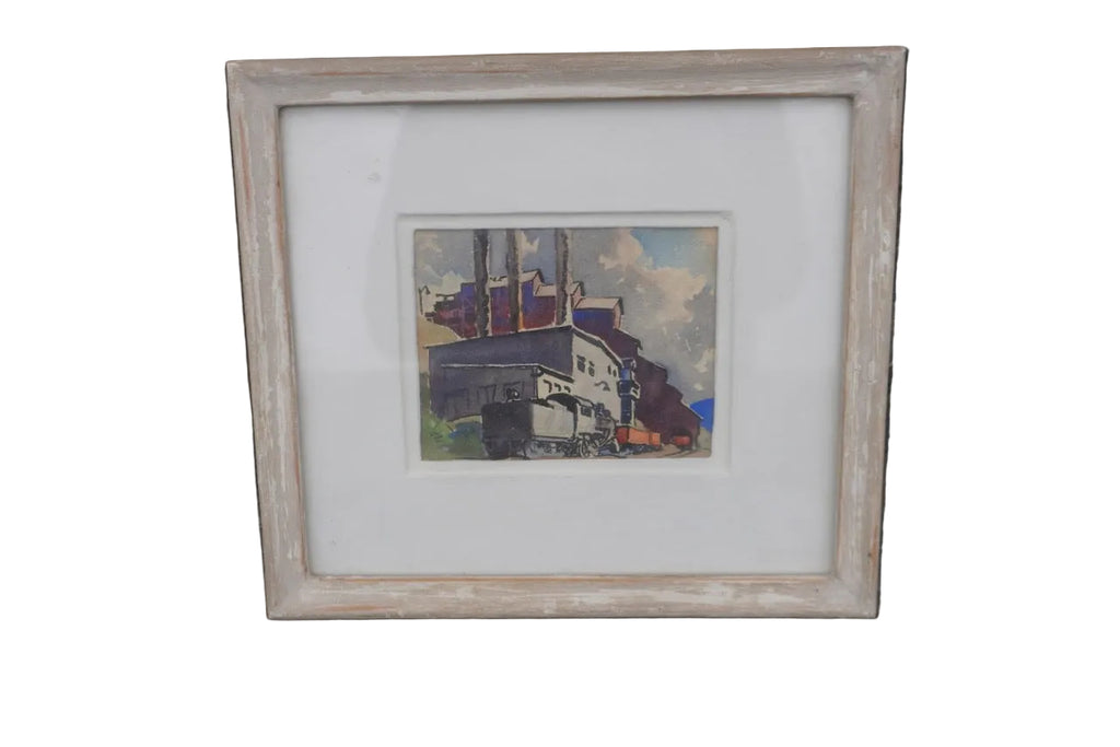 Train Station by Robert Atwood, Watercolor P3511