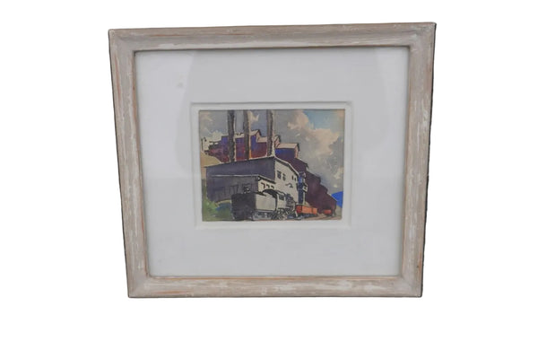 Train Station by Robert Atwood, Watercolor P3511