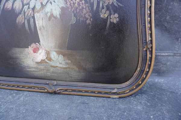 Floral Still Life, Oil on Board, Unsigned P3514