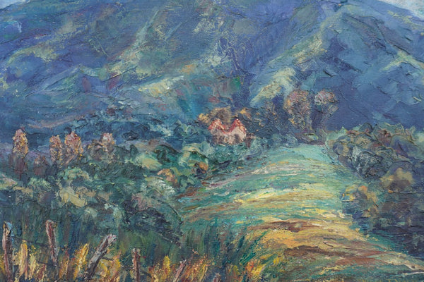 Ojai Valley Landscape by Helen T. Wilks, Oil on Canvas P3518