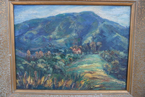 Ojai Valley Landscape by Helen T. Wilks, Oil on Canvas P3518