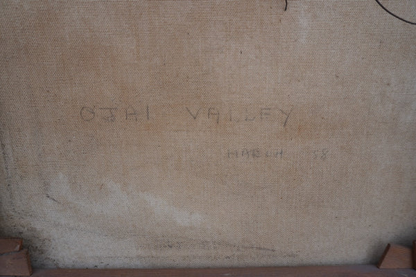 Ojai Valley Landscape by Helen T. Wilks, Oil on Canvas P3518
