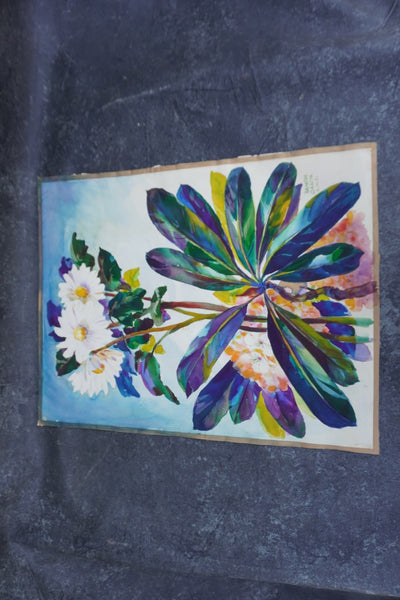 Floral Still Life by Ramon Garcia, Watercolor on Paper P3533