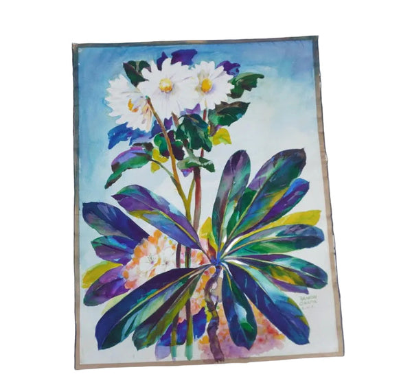 Floral Still Life by Ramon Garcia, Watercolor on Paper P3533
