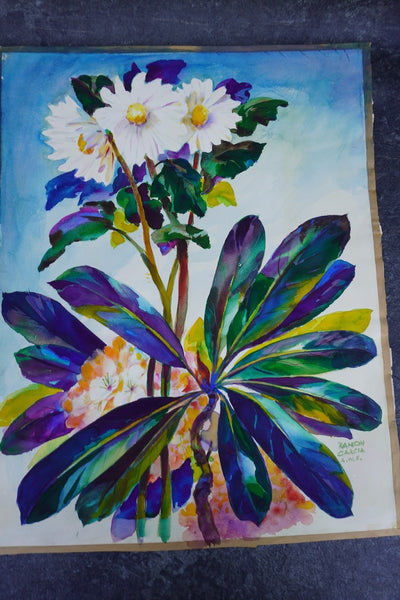 Floral Still Life by Ramon Garcia, Watercolor on Paper P3533