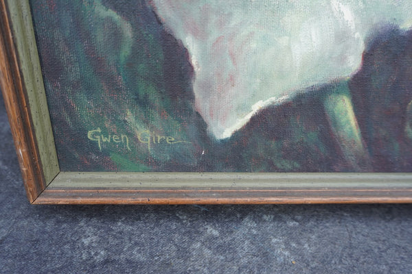 Surrealist Calla Lillies by Gwen Gire, Oil on Canvas P3542