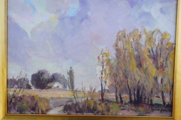 Peaceful Valley by Walt Lee, Oil on Board P3546