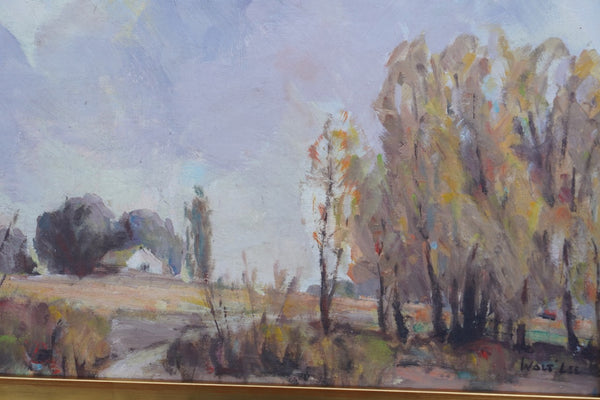 Peaceful Valley by Walt Lee, Oil on Board P3546