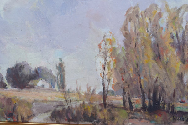 Peaceful Valley by Walt Lee, Oil on Board P3546