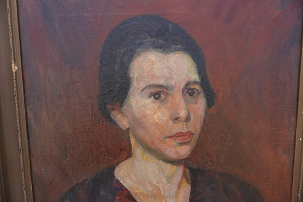 Portrait of a Lady by Ejnar Hansen, Oil on Canvas P3559