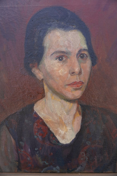 Portrait of a Lady by Ejnar Hansen, Oil on Canvas P3559