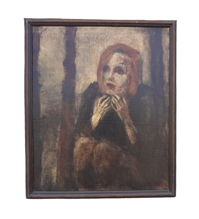 Study of a Woman by Martin Kosleck, Oil on Canvas P3563