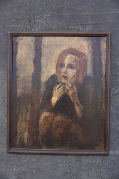 Study of a Woman by Martin Kosleck, Oil on Canvas P3563