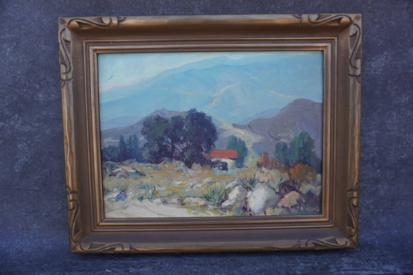 La Canada by Florence U. Young, Oil on Board P3564
