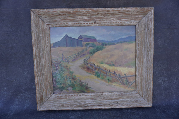 A Country Lane in Monterey by Ernst Curjel, Oil on Board P3565