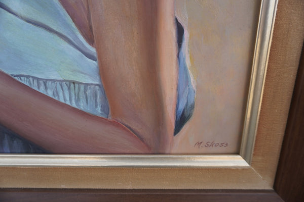 Portrait of a Girl by M. Skoss, Oil on Board P3570