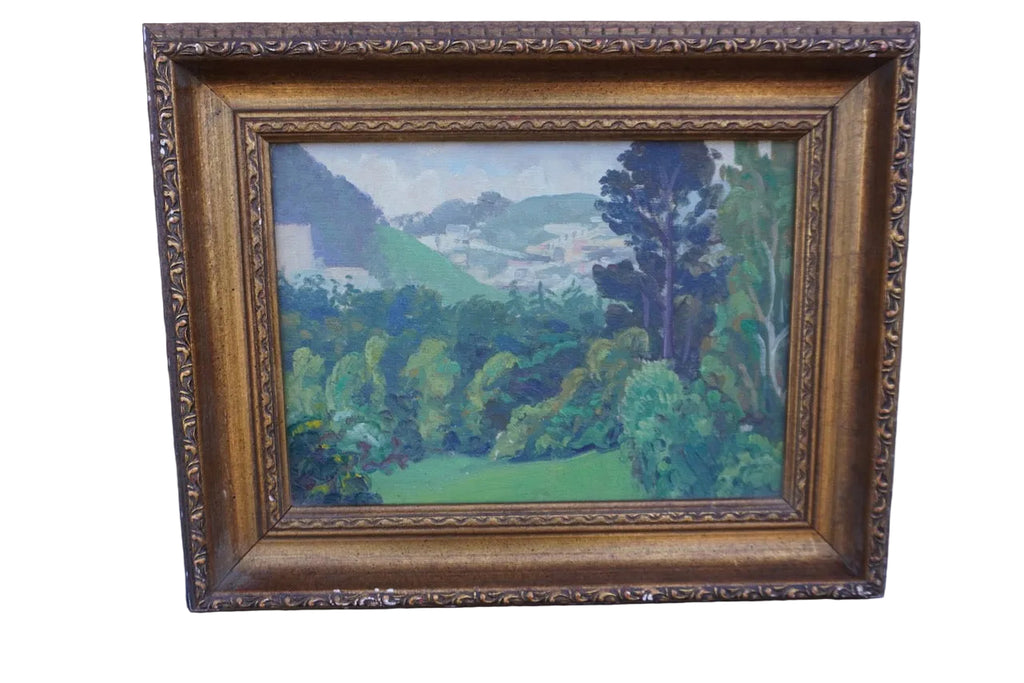 San Francisco Landscape by Horatio Nelson Poole, Oil on Board P3573