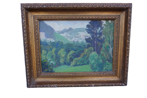 San Francisco Landscape by Horatio Nelson Poole, Oil on Board P3573