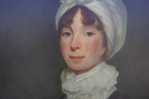Empire Period Portrait of a Young Woman, Unknown Artist, Oil on Canvas