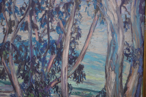 Eucalyptus Grove, California Plein Air Painting c.1930s P3576