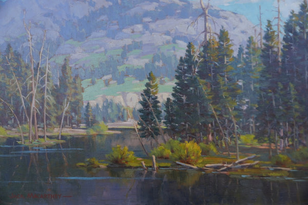 Sierra Morning by Jack Macartney, Oil on Canvas P3596