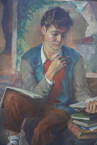 Portrait of Jorgen by Ejnar Hansen, Oil on Canvas P3605