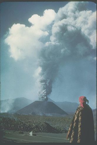Batea of Volcano Paricutin c 1950-65
