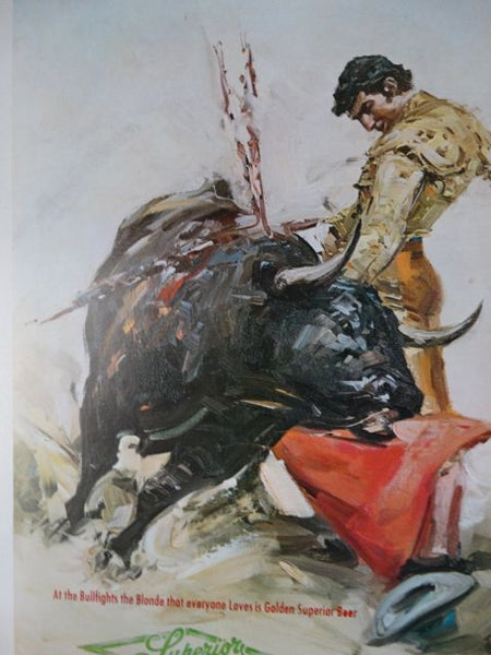 Mexican Bullfighting Poster Spanish Artist