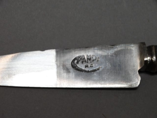 Argentine Gaucho Silver Boot Knife
