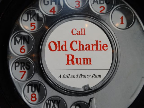 Vintage Old Charlie Rum Liquor Tray