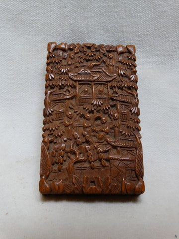 Chinese Carved Card Case