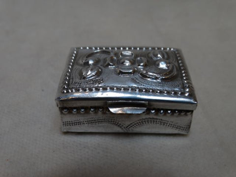 Sterling Silver Repoussé Box